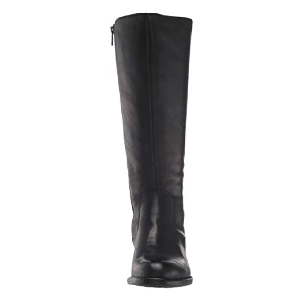 Born North Wide Calf Leather Riding Boot in Black - Picture 5 of 11